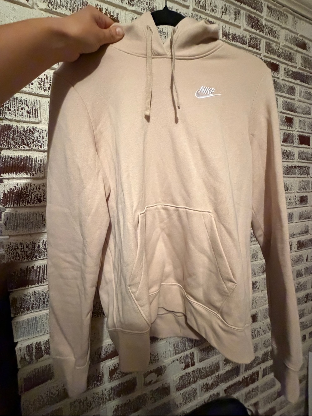 Nike Women's Pale Pink Pullover Hoodie